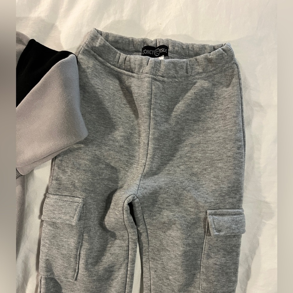 Boys 4T Coney Island Preppy Sweatshirt Jacket Pants Clothing Kids - Picture 5 of 7